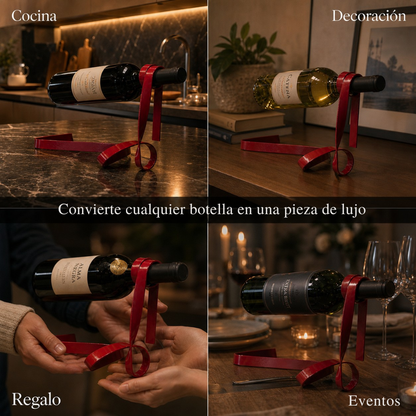 Soporte Vino Antigravedad
