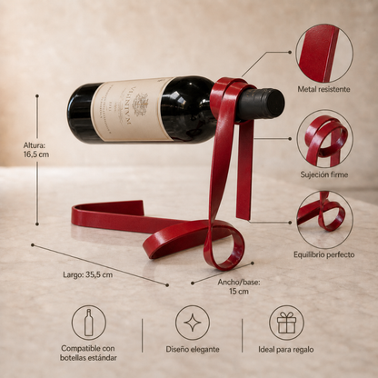 Soporte Vino Antigravedad